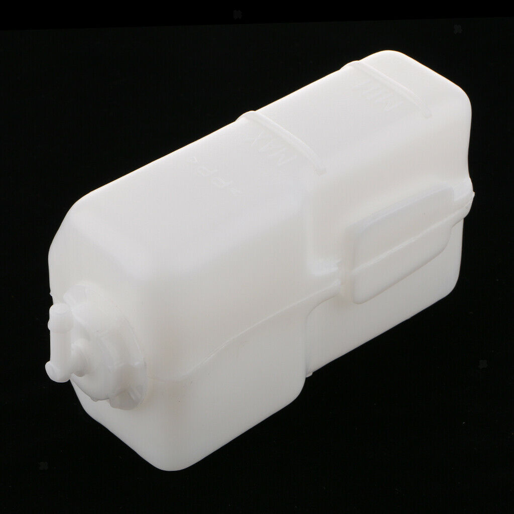 Radiator Water Coolant Header Overflow Expansion Tank Reservoir (White)