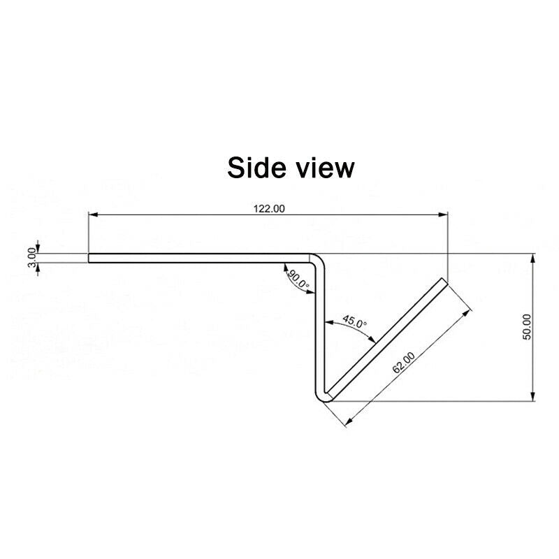 1x Scooter Motorcycle Off-road Handlebar Front-Mounted Hook Stainless Steel Blue