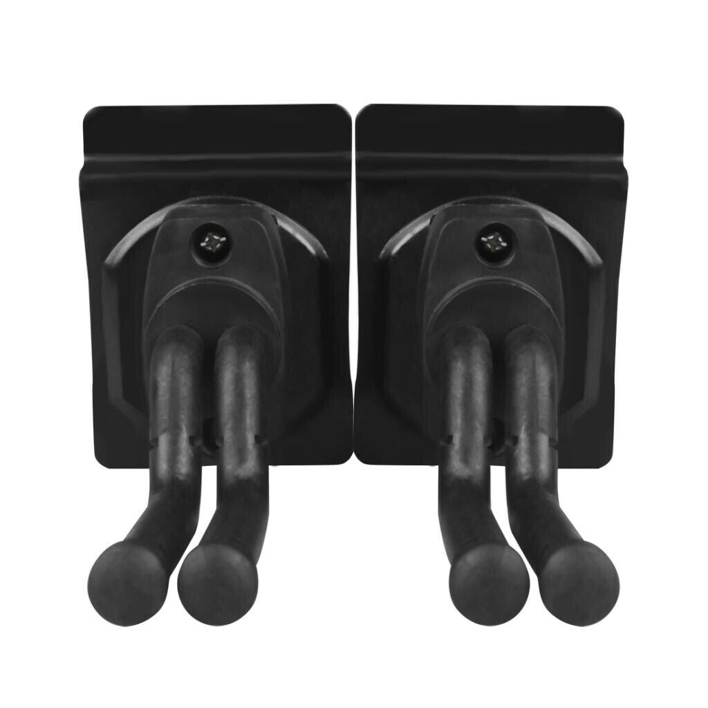 2pcs Universal Guitar Wall Hanger Holder Hook Stand Metal for Home Studio