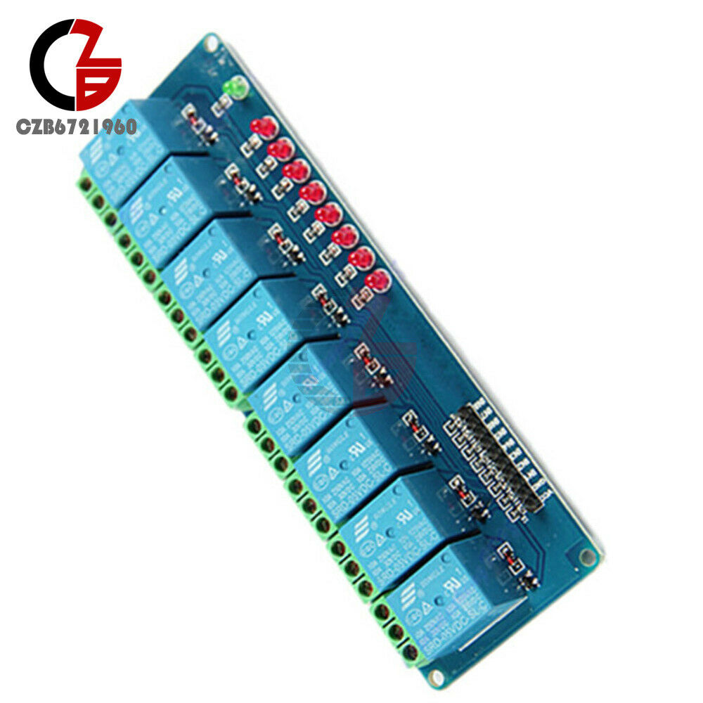 5V Eight Ch 8 Channel Relay Module for Arduino PIC ARM DSP AVR Electronic