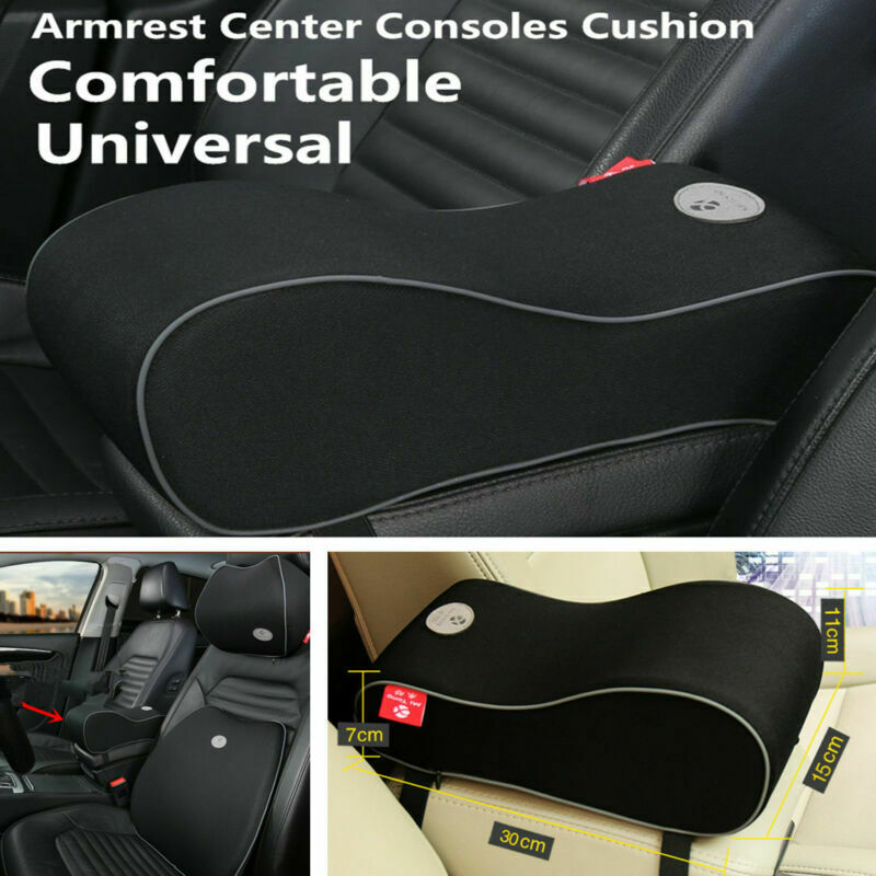 1PC Car Armrest Pad Pillow Super Soft Cover Center Console Arm Rest Seat Box Pad