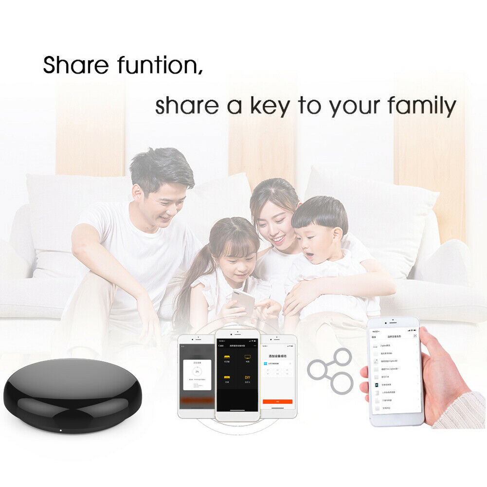 WiFi IR Remote Control Work with Alexa Google Home Assistant Smartphone