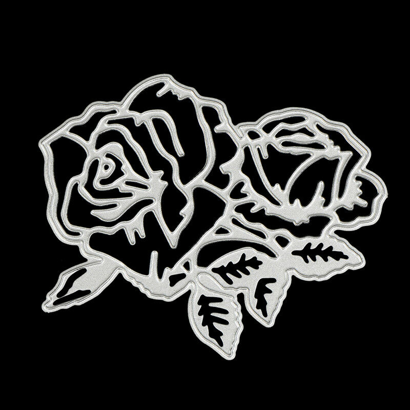 rose flower metal cutting dies stencil scrapbook album paper embossing cr.l8