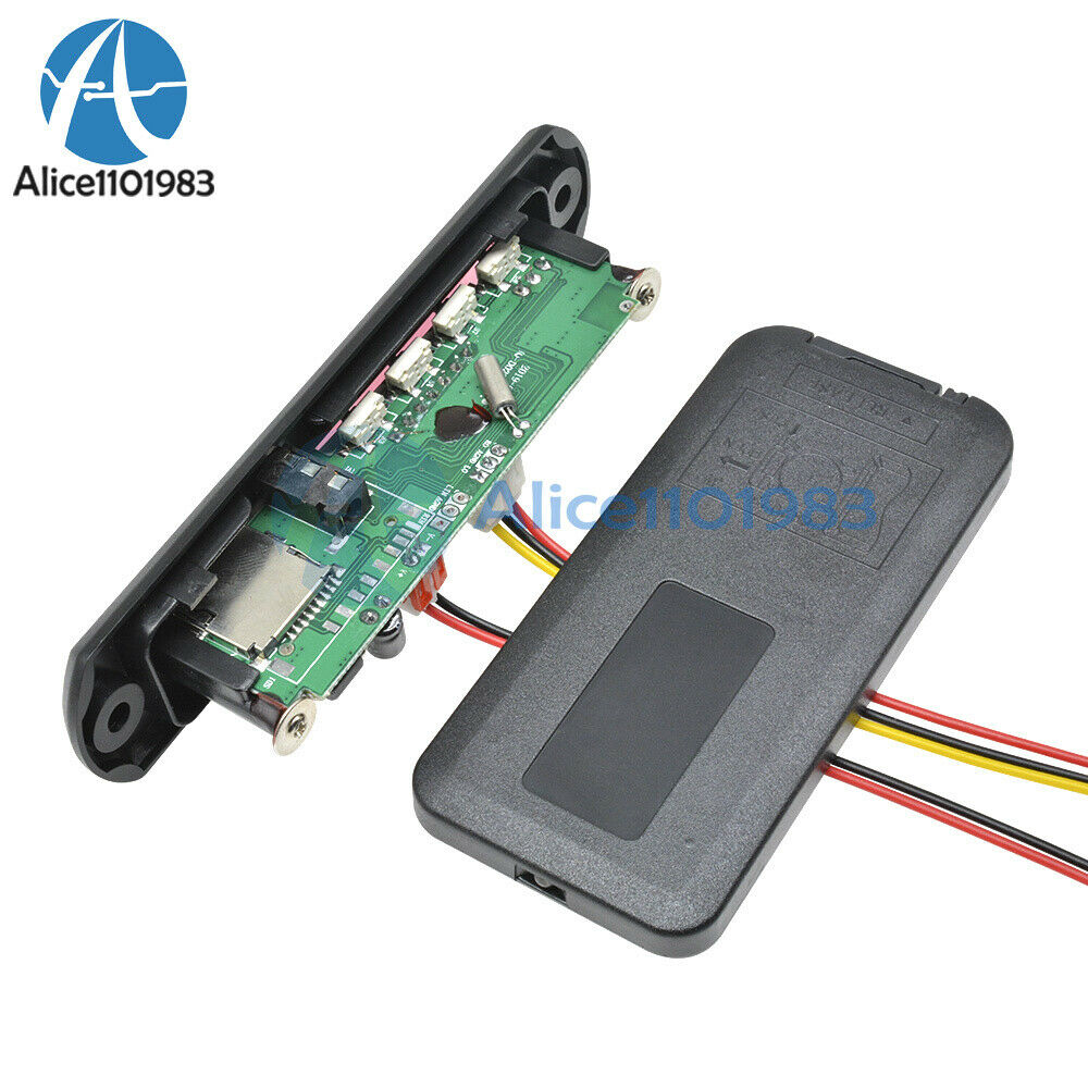 DC 5/12V AUX Car MP3 WMA Decoder Board USB TF Remote SD FM Radio for Car