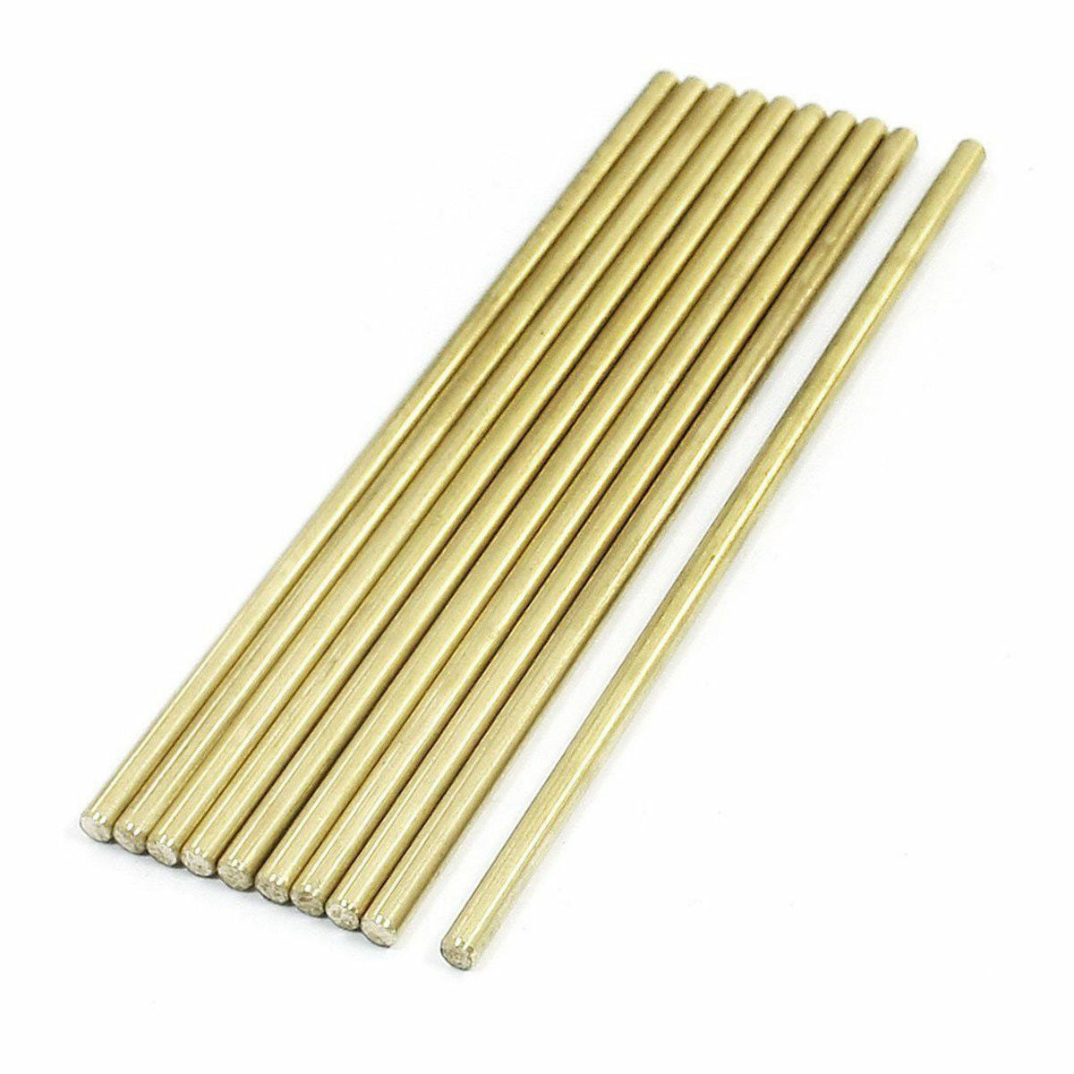 10Pcs 3" Diameter x 100mm"-Long  Brass Round Bar