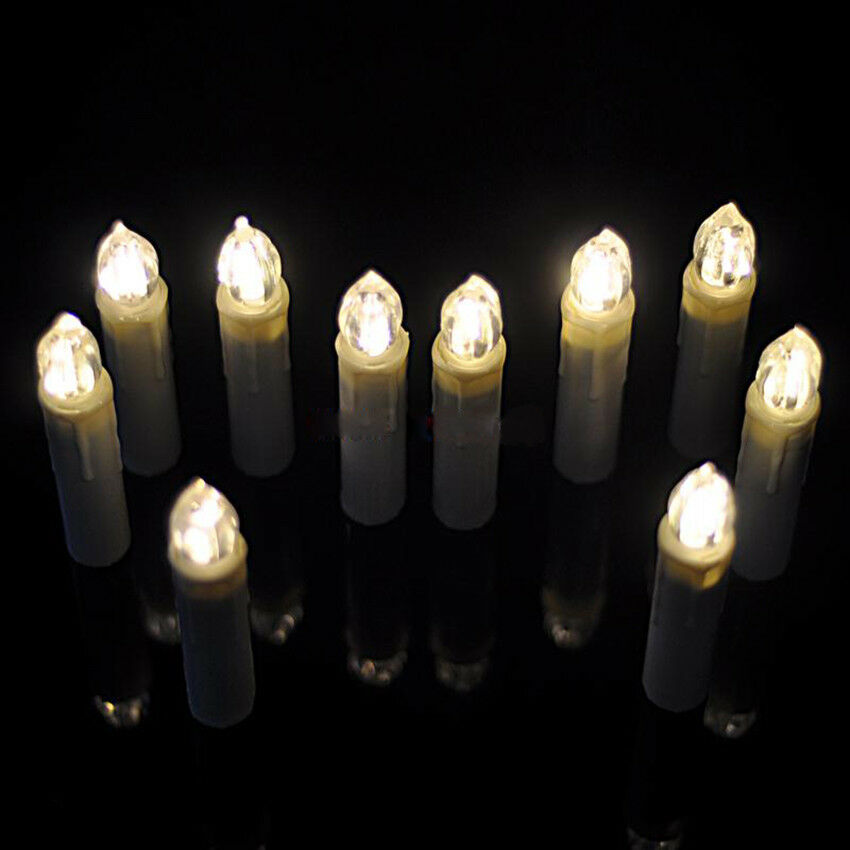 Electric LED Candles Flickering Flameless Battery Candle Light Remote Control