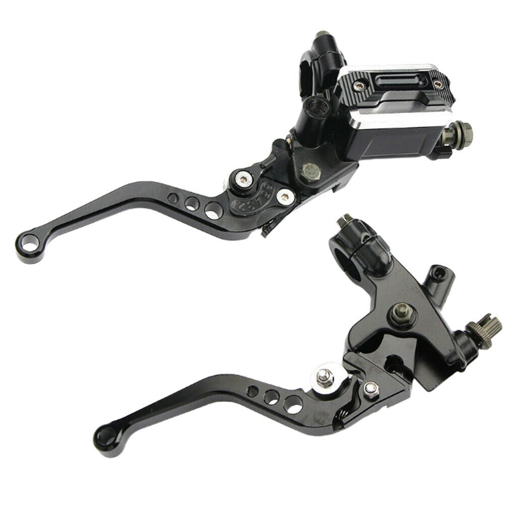 1 Pair 7/8" 22mm Motorcycle Brake Clutch Levers Left/Right Levers Universal
