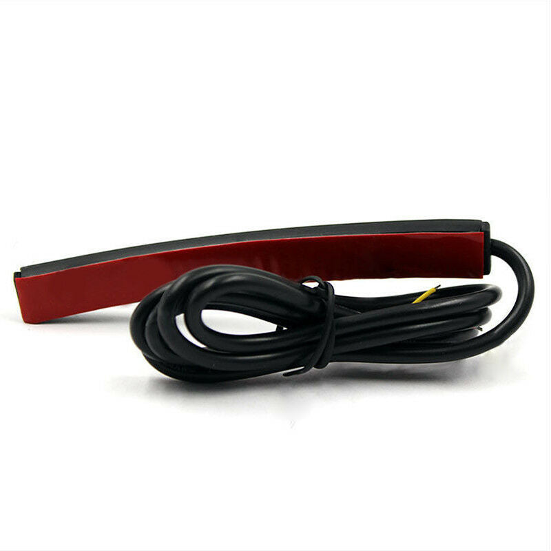 2X Motorcycle 17 LED Strip Light Tail Turn Signal Indicator Amber/White Color