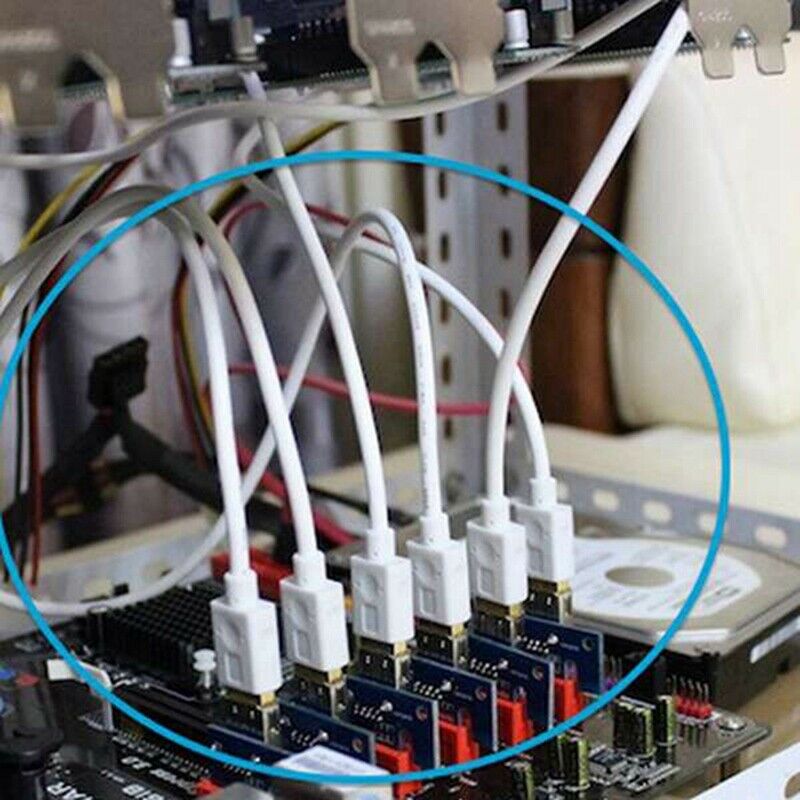 VER009S Plus PCIE Riser Card Ver 009S Sata 15 Pin to 6 Pin Express 1X 4X 8X G9Y3