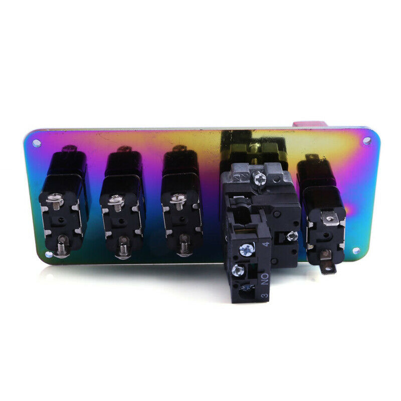 Racing Car LED Toggle Ignition Switch Panel Engine Start Push Button Colorful