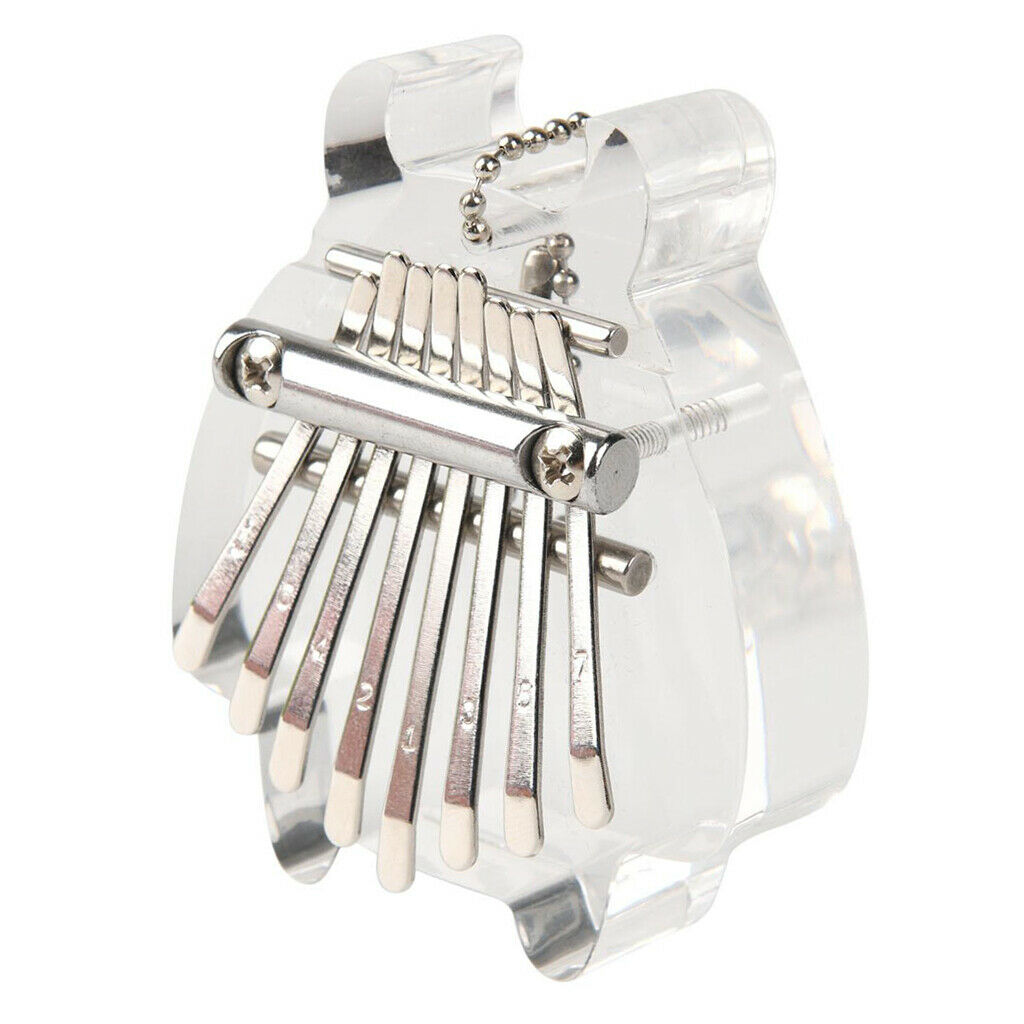 Transparent 8-Key Kalimba Mini Thumb Piano with Gift Box