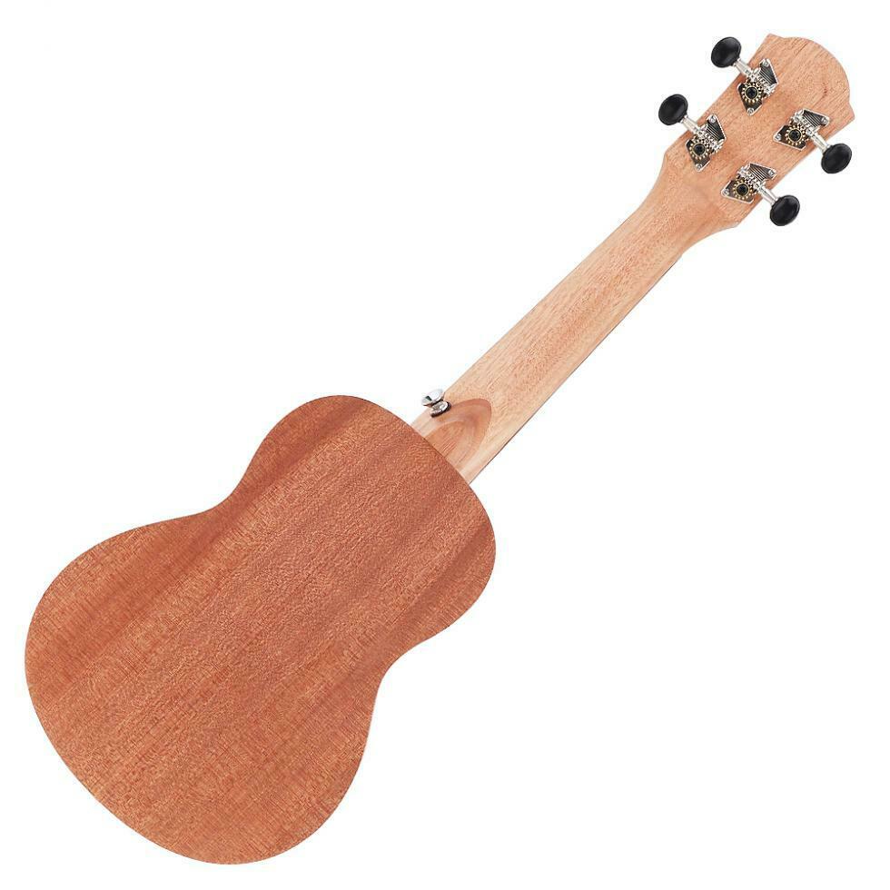 21''Soprano Ukulele Sapele Wood Hawaii Guitar String Music for Children Beginner