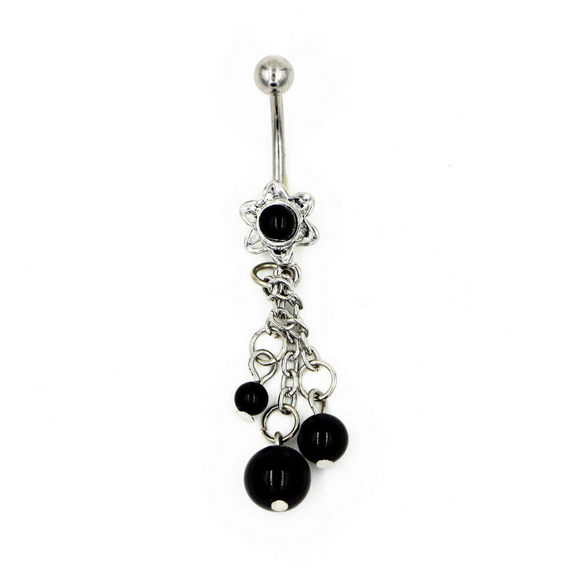 Belly Button Ring Tassel Navel Dangle Belly Ring Bar Body Piercing Jewelry