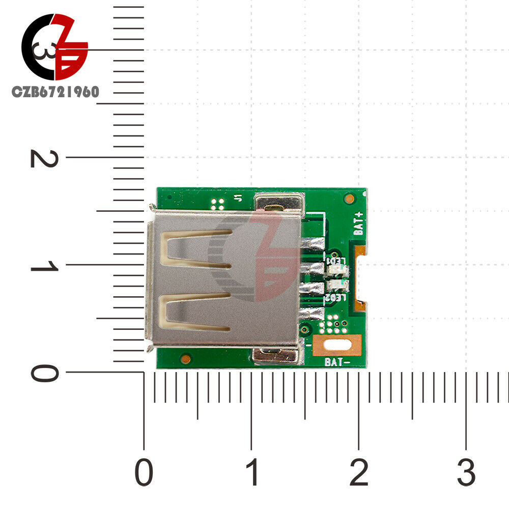 Step-Up Power Module 5V 1A Boost Converter Lithium Battery Charging Protection