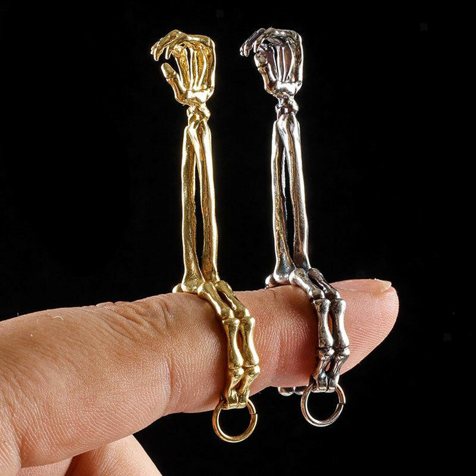 Pure Brass Smoking Holder Ring Cigarette Stand Clip Free Hands Smoking Accessory