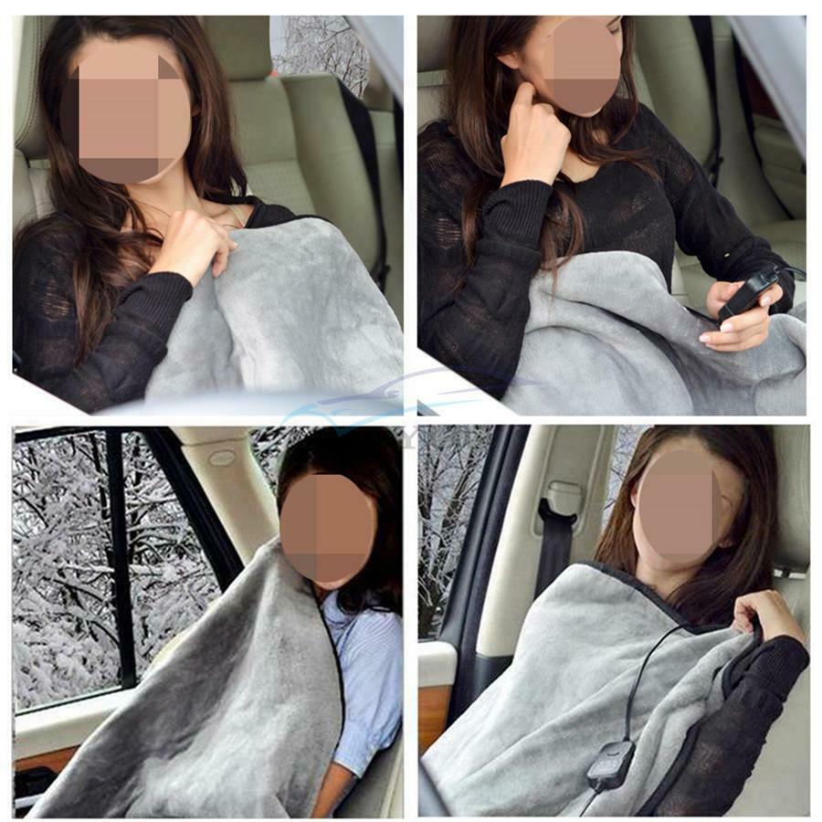 1PCS 12V Universal Car Truck Adjustable High/ Low Heat Electric Heating Blanket