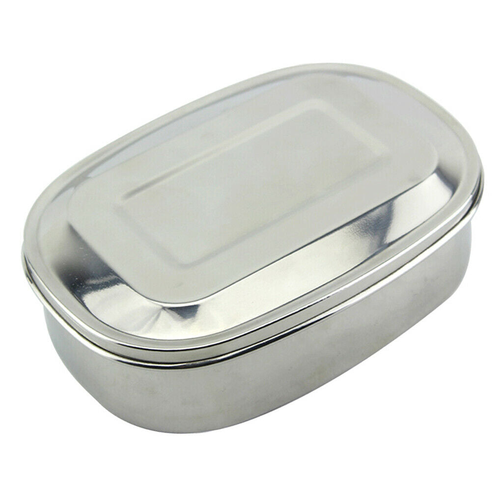 Stainless Steel School Lunch Box School Tiffin Picnic Food Container 3 Grid