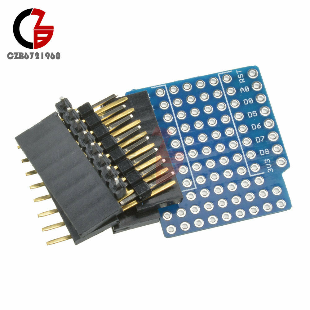 WeMos D1 Mini Prototype Board Proto Shield Double Sided Perf Board for Arduino