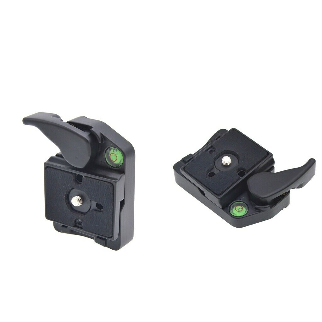 2x for Manfrotto 323 RC2 Rapid Connect Adapter with 200PL-14 Quick Release Plate