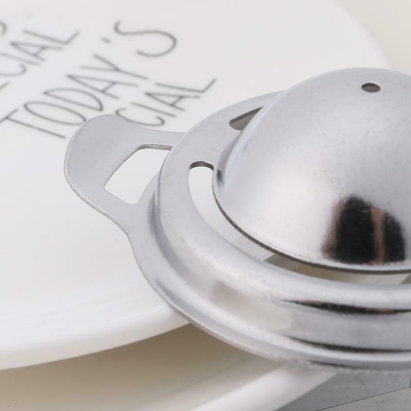 Egg Yolk White Separator Separates Stainless Steel Sieve Kitchen Tool Utensil