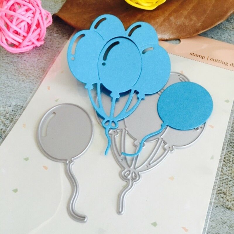 1Set Balloon Cutting Dies Stencil Paper Craft Card Making Scrapbooking Album DIY