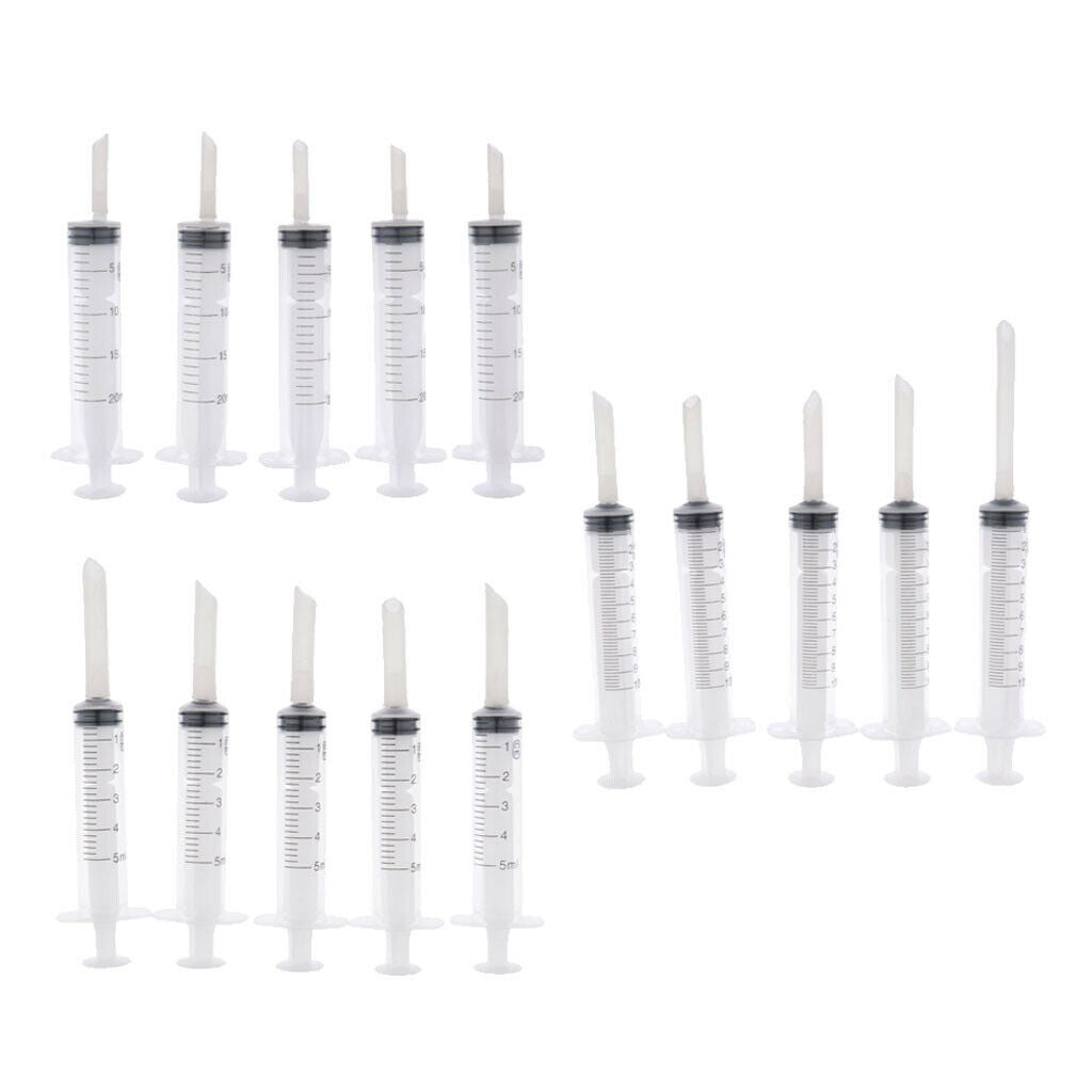 Bird Parrots Small Animals Canary Water Milks Tube Feeding  15 Pack