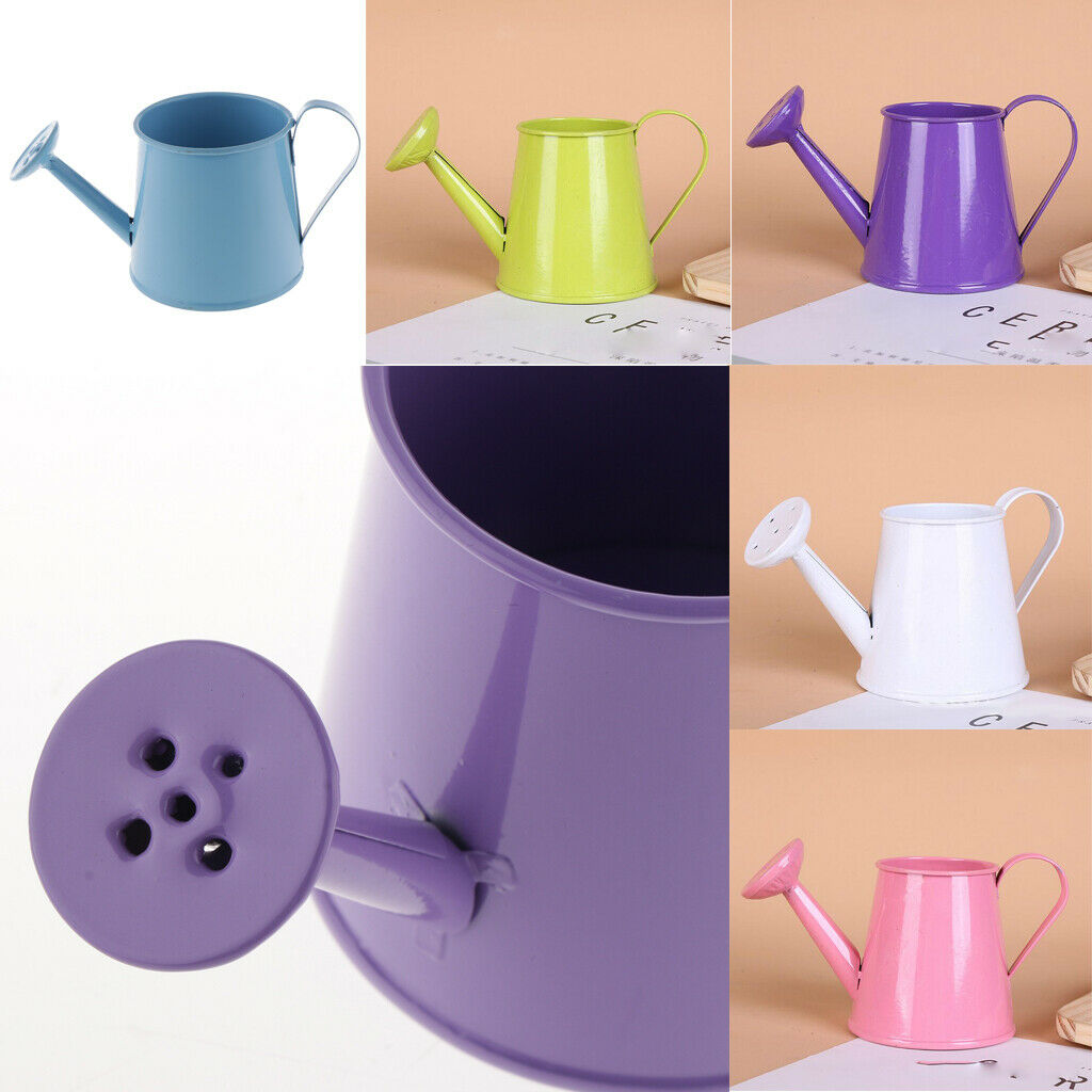 3pcs Nordic Style Flower Watering Can Long Mouth Sprayer Kettle for Fence