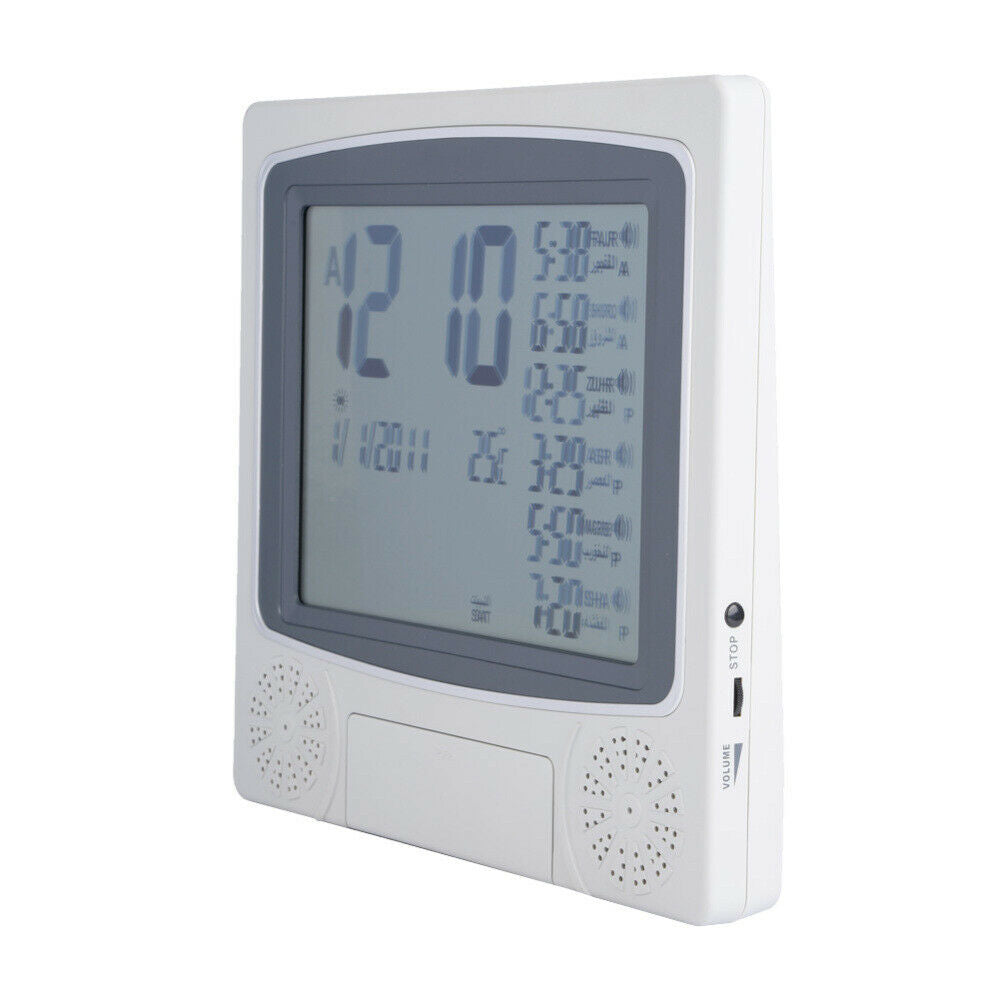 1pc Muslim Azan Clock LCD Digital Islamic Prayer Alarm Table Clock Time