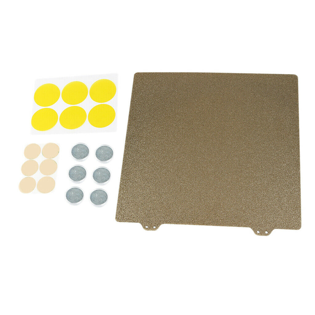 Heat Bed Platform Build Surface Plate+6x Magnetic Blocks for Ender 3 3S 3Pro