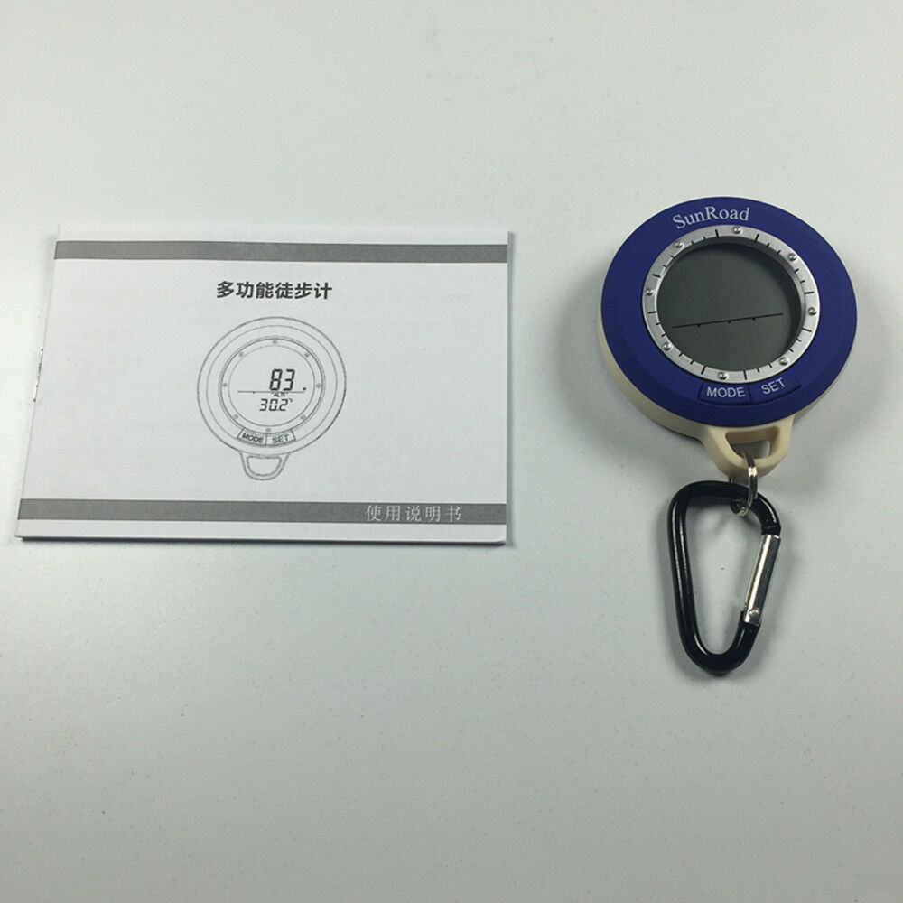 Mini Multifunctional Electronic Altimeter Altitude Meter Compass Thermometer