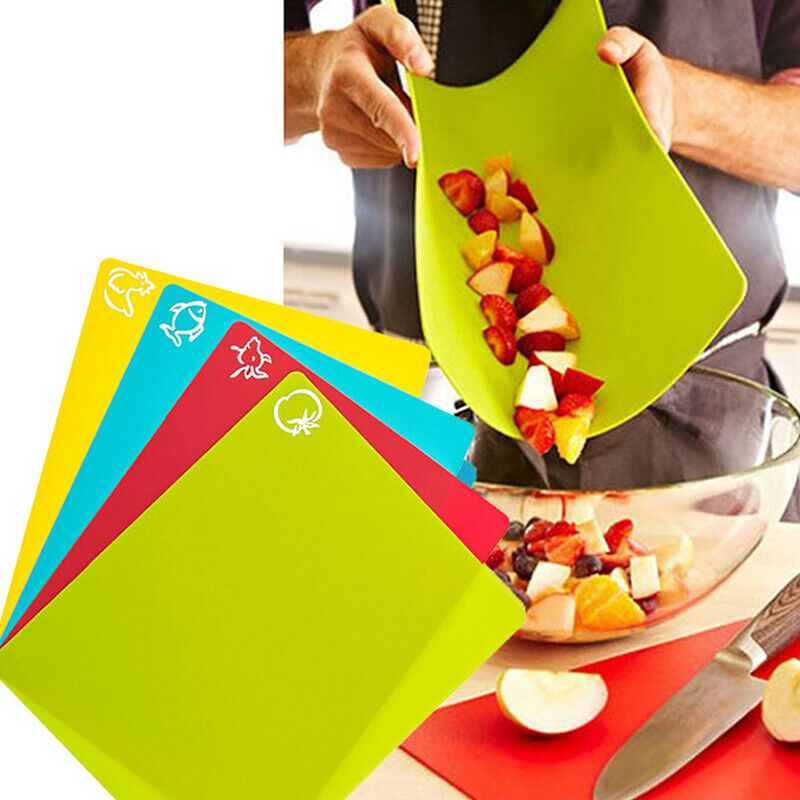 4pcs Cutting Mat Set Colorful Kitchen Cutting Board Set Super Cutting BoardsBDA