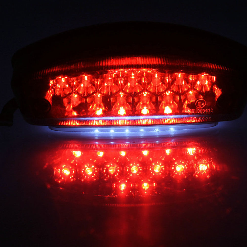 Motorcycle 21 LED Rear Tail Brake Stop Light Lamp For Cafe Racer Chopper Bobber