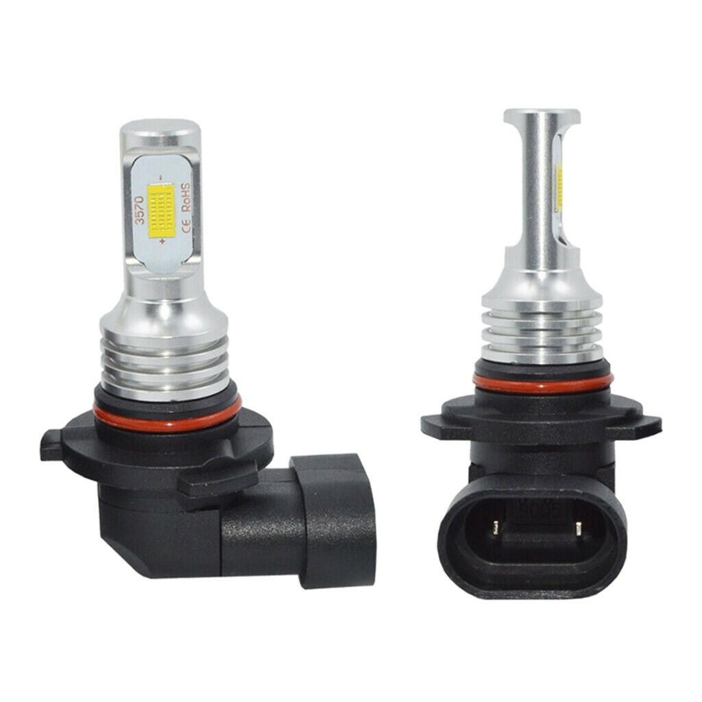 2 Pcs Bright 1700-1800K DC12-24V Vehicle Foglight Headlight Bulbs 9006-3570