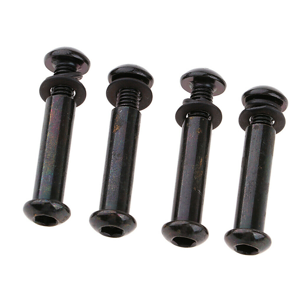4pcs M5 Motorcycle ATV UTV 45mm Rear View Side Mirror Mounting Screws Bolts