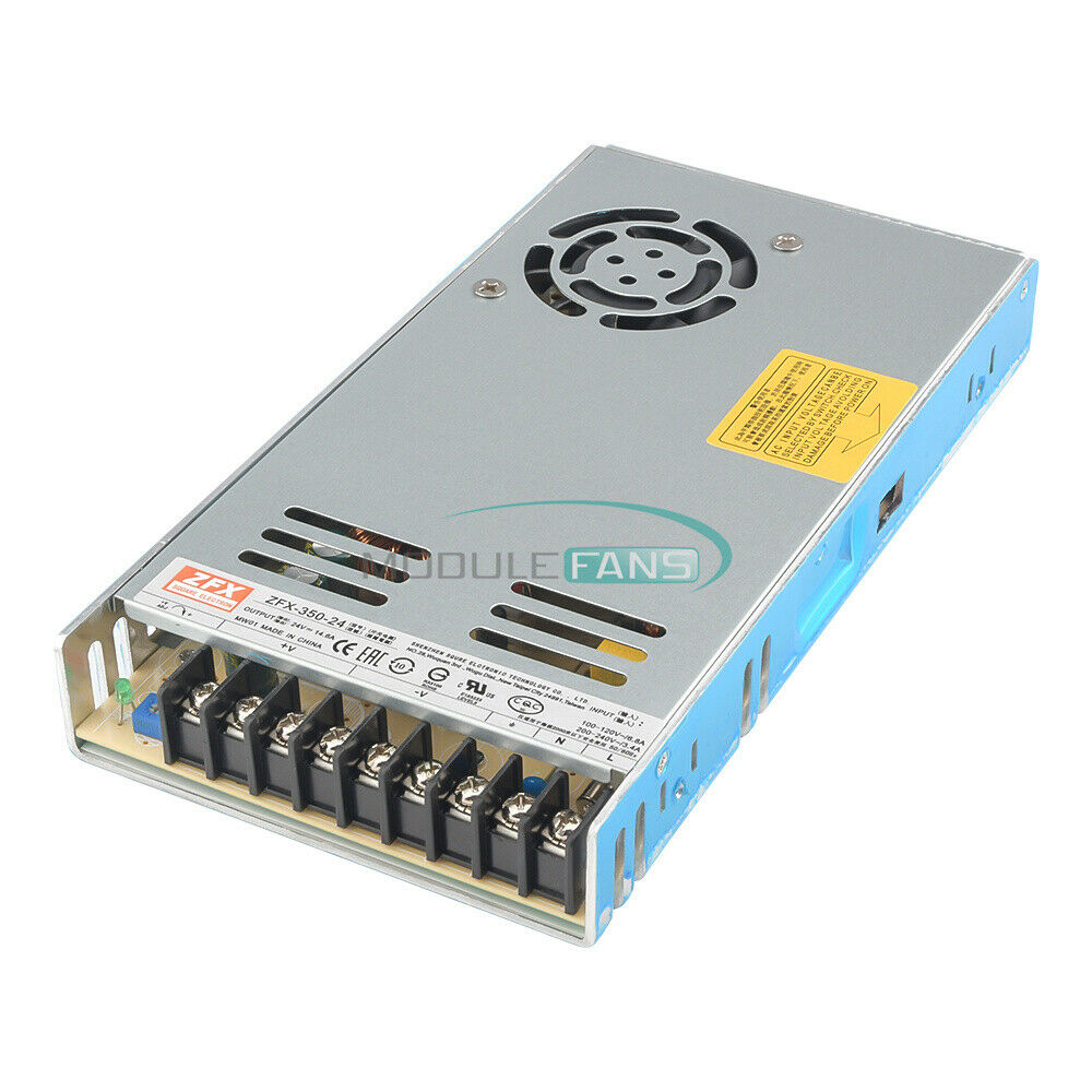 350W Switching Power Supply Mdule AC 220V to DC 24V Cooling Fan Protective Film