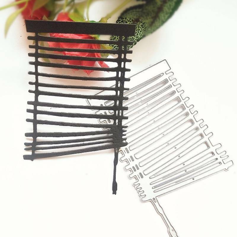 Fence Cutting Dies Stencil DIY Scrapbooking Album Paper Card Embossing