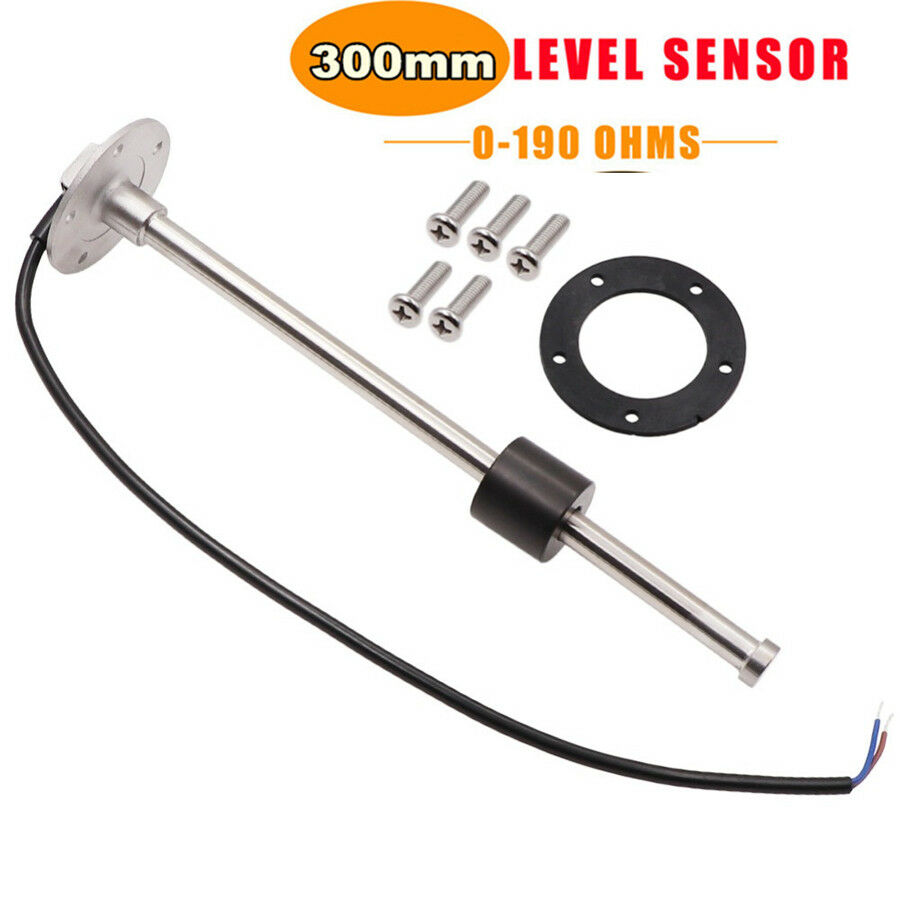 300mm Universal Boat Fuel Sending Unit Truck Water Level Gauge Sensor 0-190ohms