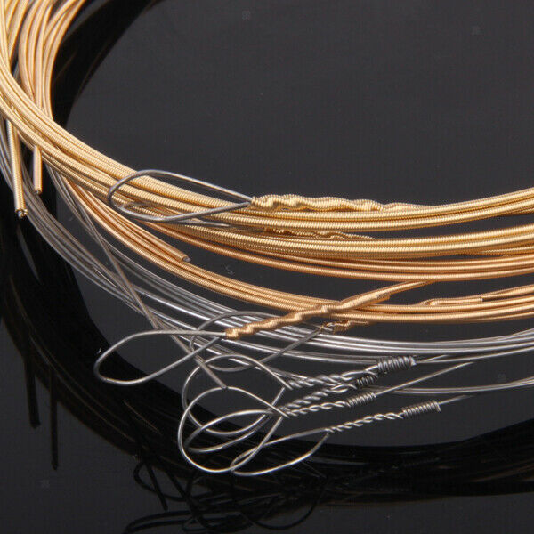 Set Of 8 Steel Strings Copper Wound For Mandolin 0.011 0.015 0.026 0.041