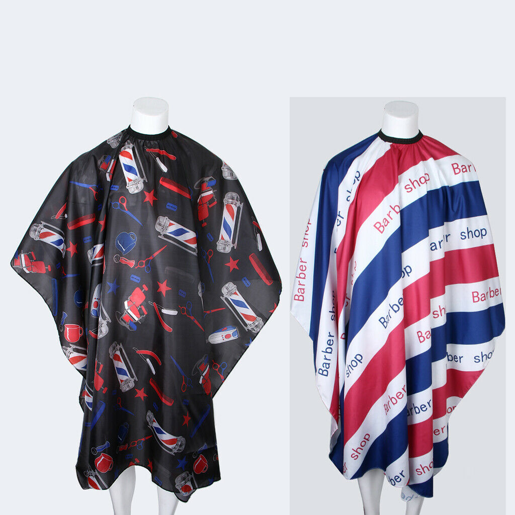 2pcs Waterproof Hairdressing Cape Hair-Cut Salon Supply Wrap Protect Apron