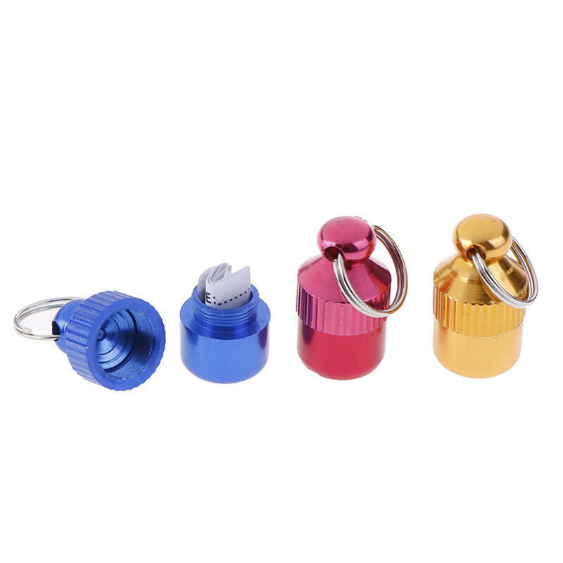 Anti-Lost Pet Dog Cat ID Name Address MINI Label Tag Storage Barrel Tube RanBDD