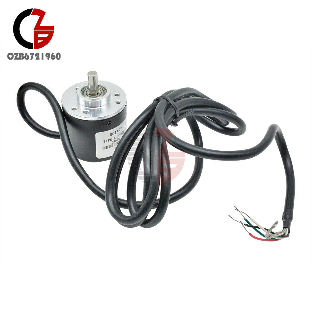 New Encoder 600 P / R 5V-24V Incremental Rotary AB 2 Phase 6mm Shaft