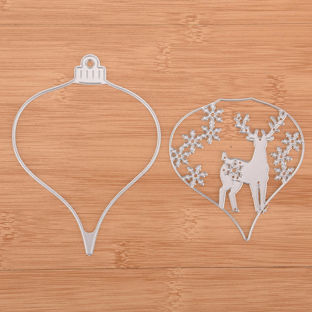 The deer lantern Metal DIY Cut Die Stencil Scrapbook AlSPm Paper Card Emb.l8