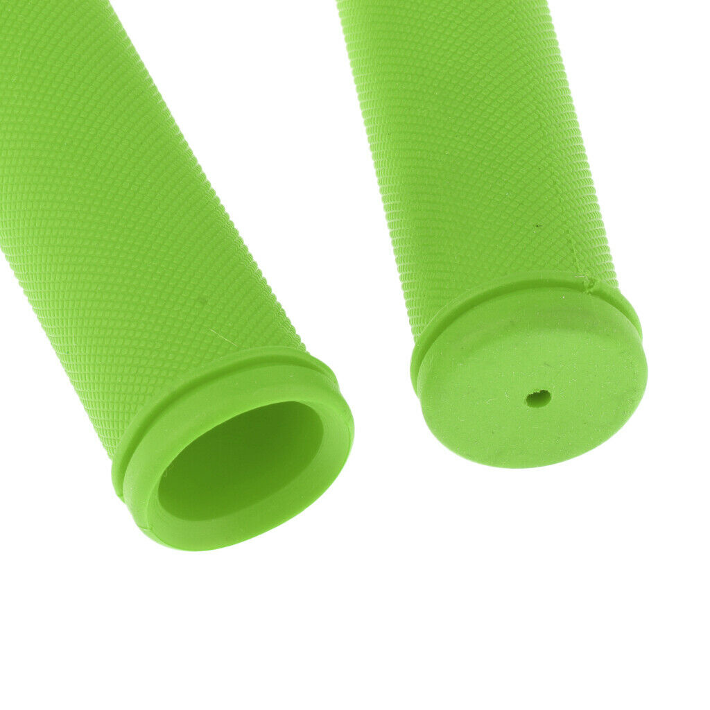 1 Pair Rubber Bicycle Handlebar Grips MTB Grips Bike Protective Sleeve Green
