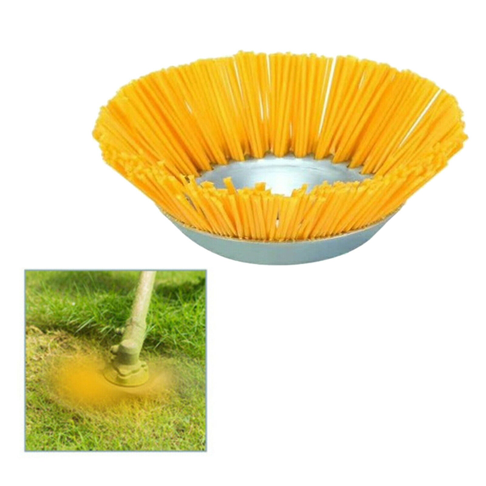 Grass Trimmer Head Nylon Wire Brush Garden Weeding Lawns Sidewalks Supplies