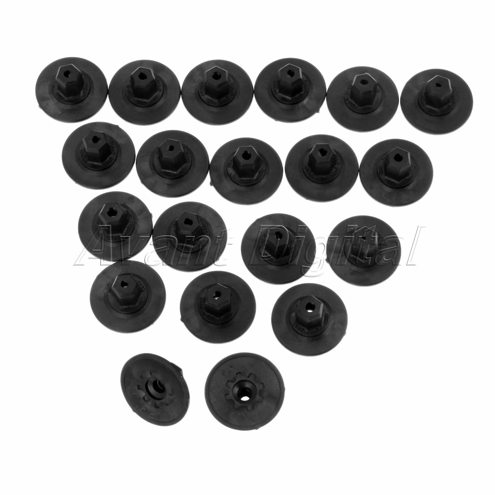 20PC Auto Self Tapping Screws Seat Nut Holder Cushion Fastener Car Accessories