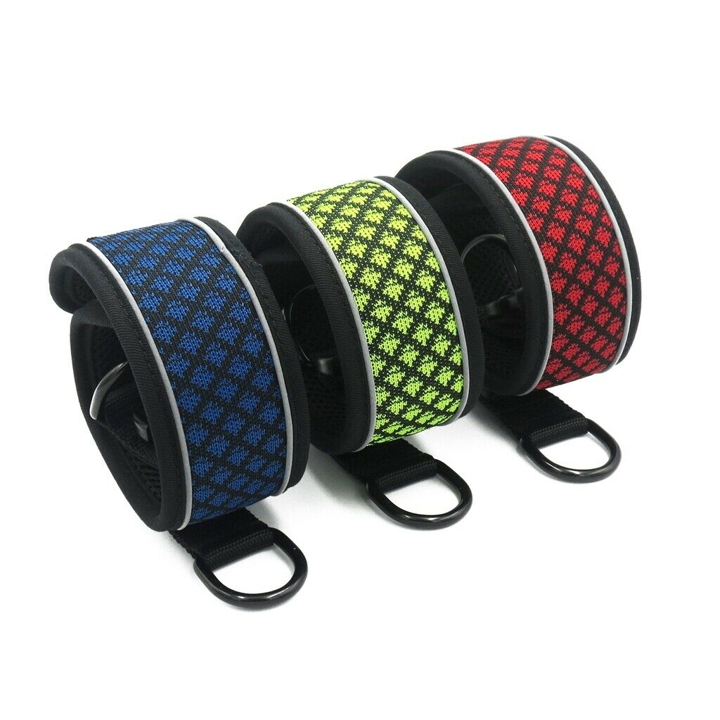Reflective Pet Collar Adjustable Dog Puppy Collar For Small Medium Dog Red