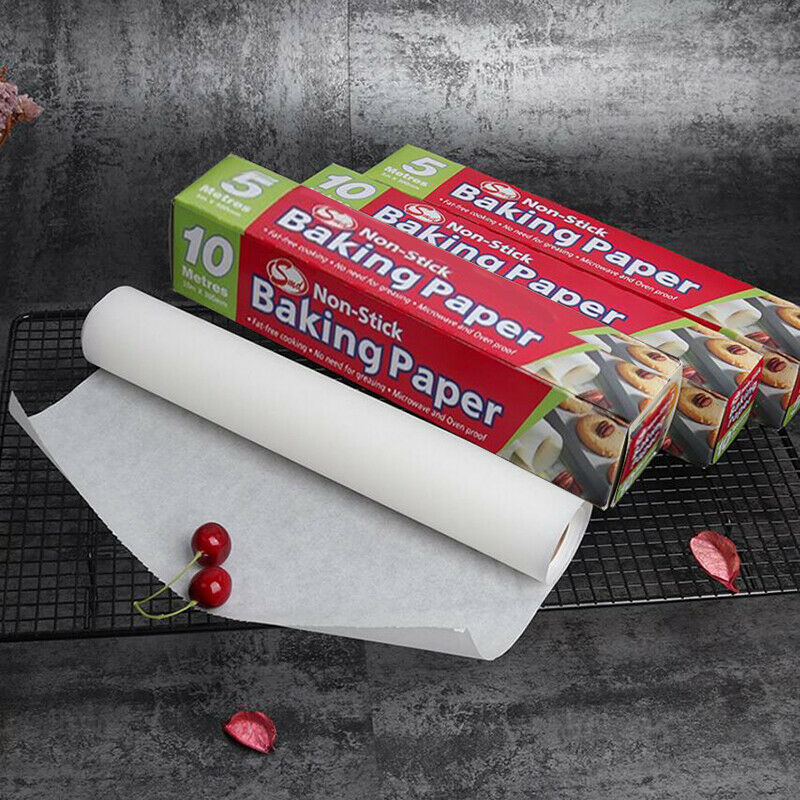 10M Baking Paper Barbecue Double-sided Silicone Oil Paper Parchment Oven .l8