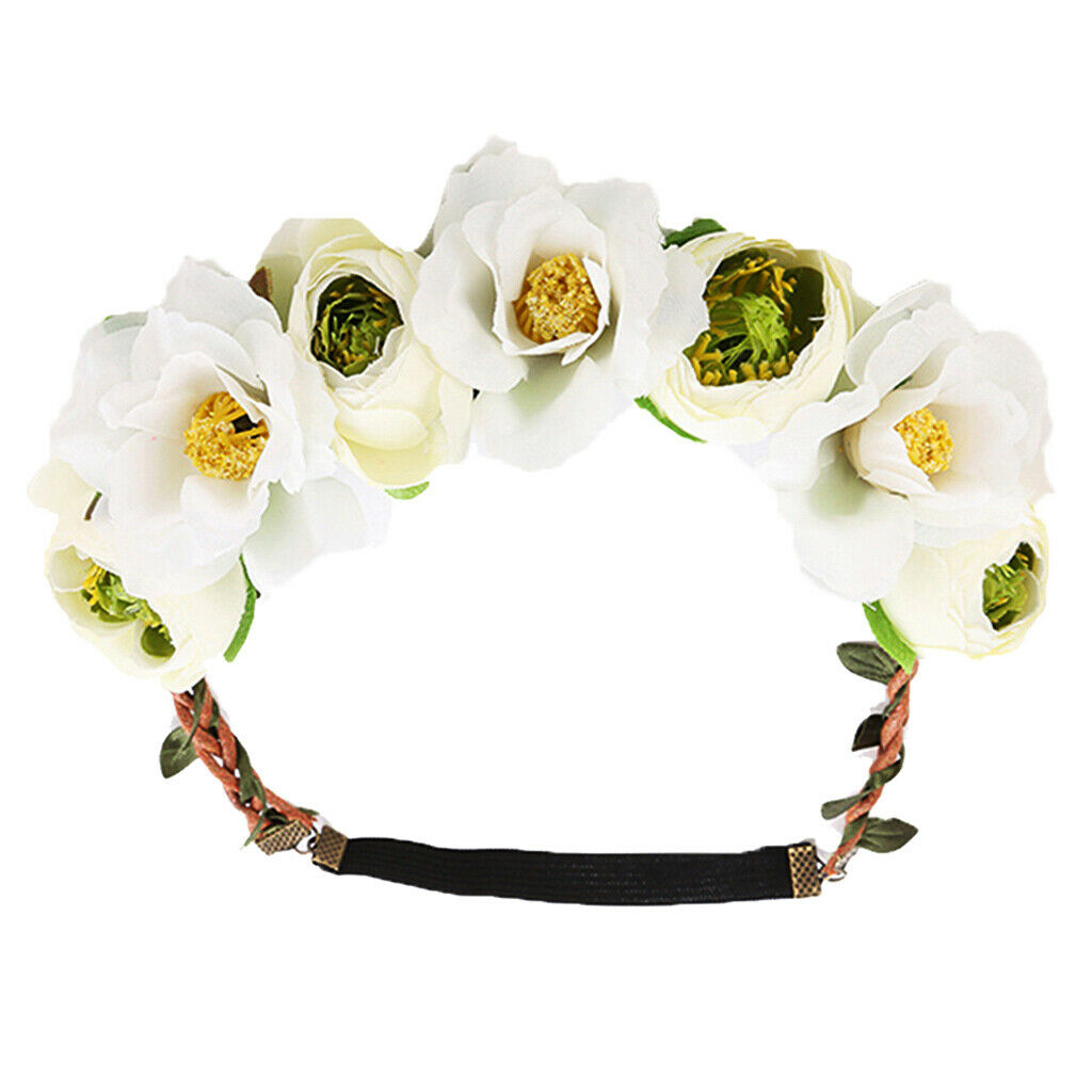 Wedding Party Festival Garland Hairband Flower Headband Bridesmaid Accessory