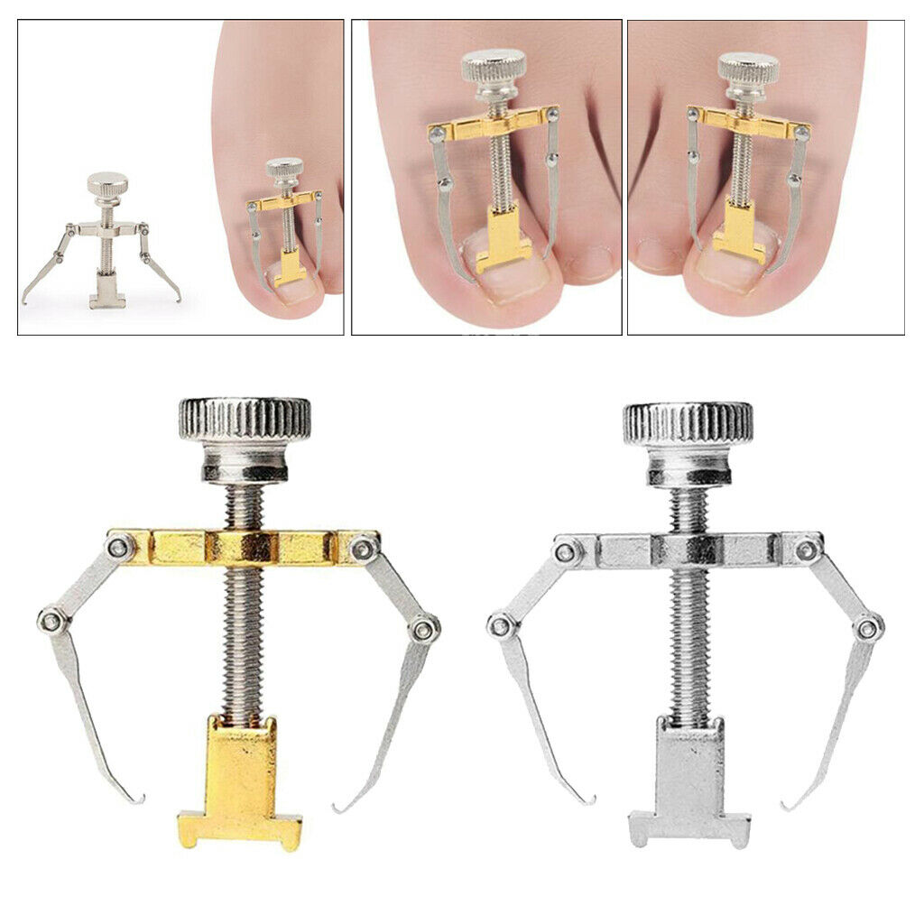 2x Pro Alloy Ingrown Toenail Correction Lifter Toenail Pedicure Toe Clamp