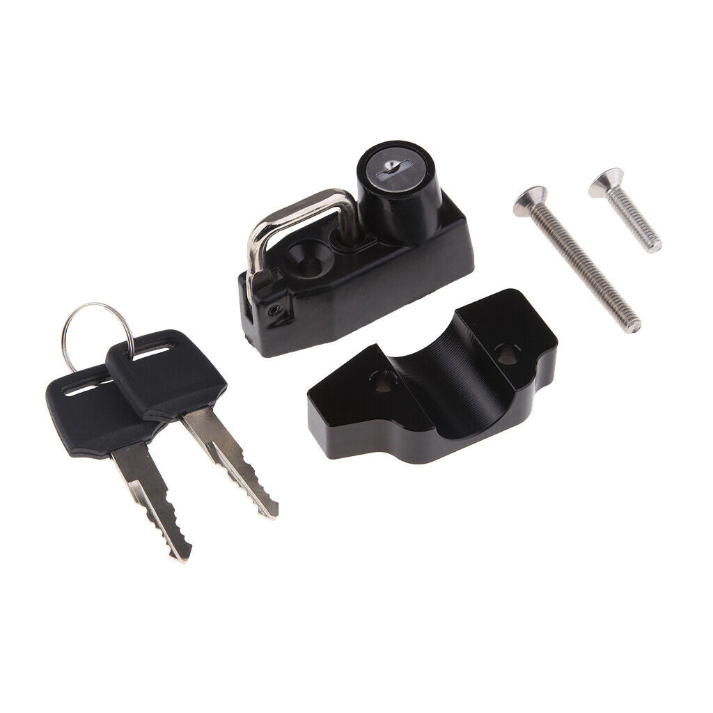 Motorcycle Helmet Lock Buckle & Helmet Lock for Brake Master Cylinder Clamp